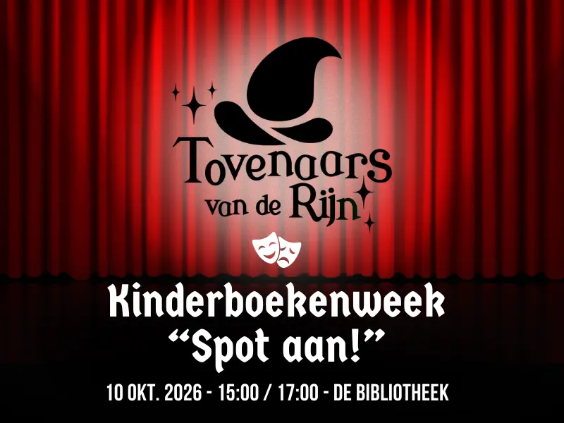 De Tovenaars van de Rijn staan op de Kinderboekenweek 2026.